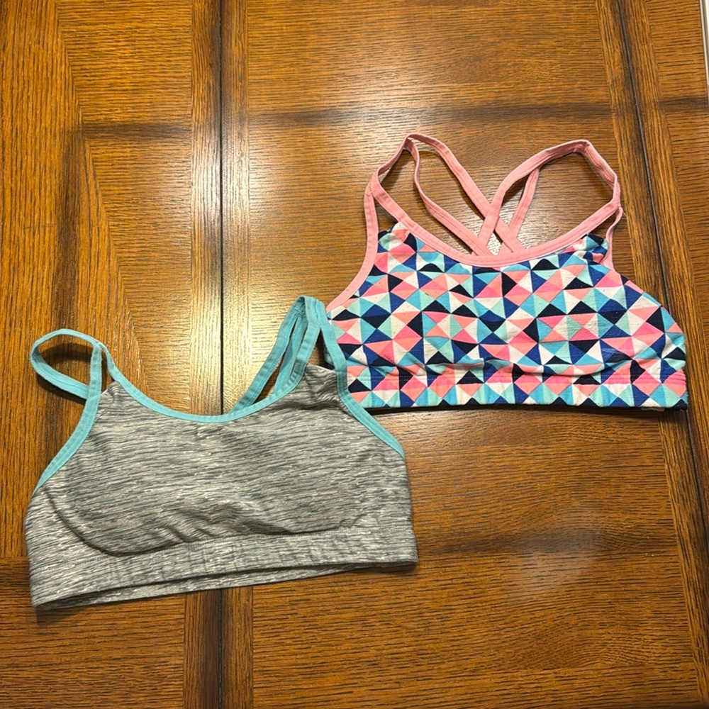 two padded bras, size XS